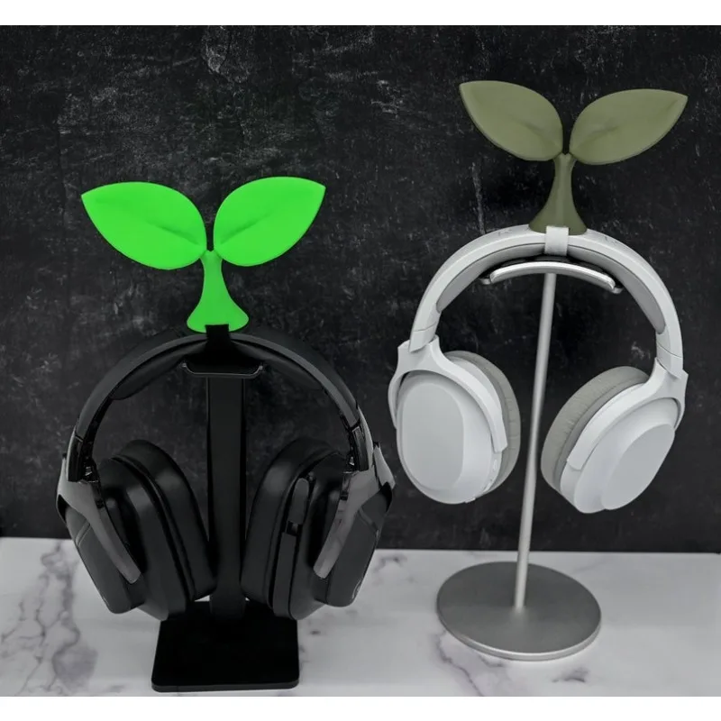 

Kawaii Sprout Headset Attachment – Cute Gaming Headphone Accessory for Live Streaming, Cosplay & Entertaining Game Setup