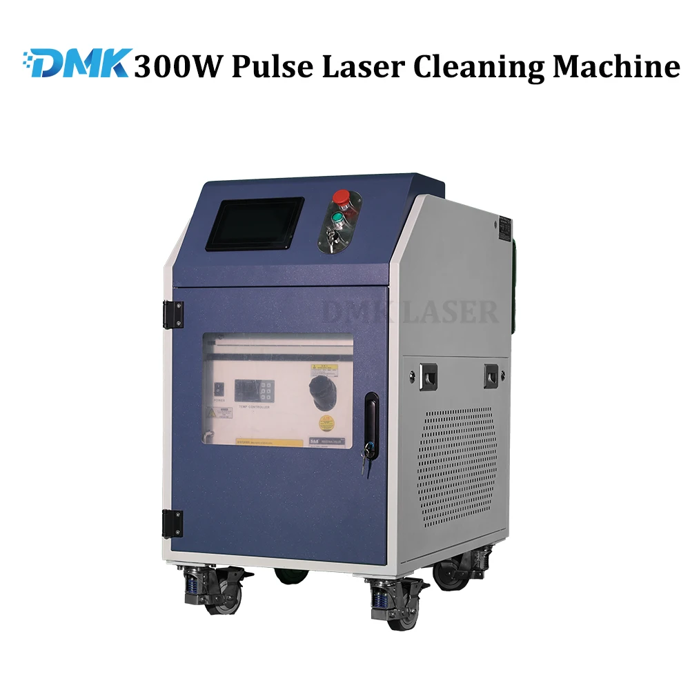 DMK 300W Pulse Laser Cleaner macchina per la pulizia Laser raffreddamento ad acqua dispositivo di rimozione della ruggine Laser per la rimozione