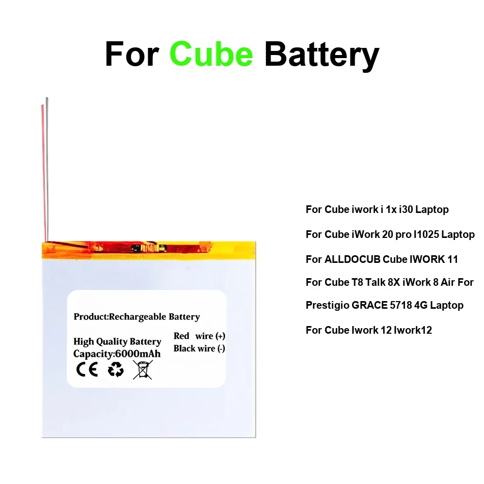 

Аккумулятор для планшета, высокоэффективный, 28198116, 4500-13500 мАч, для Alldocub Cube 8X T8, Iwork 1X, i 8, 11, 12, 20, ноутбуков, планшетов, ПК Pro 4G