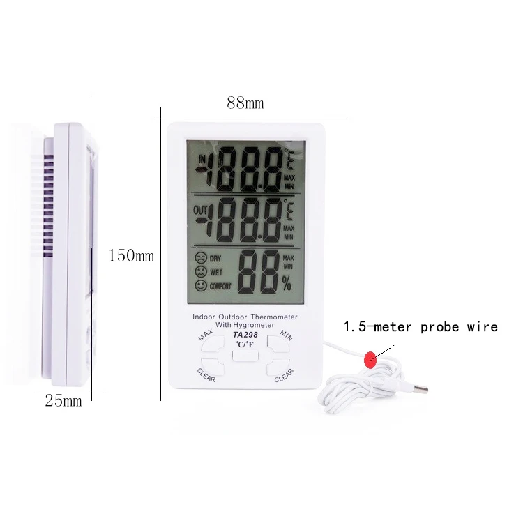 

OEM Portable Multifunctional Waterproof Humidity Temperature Measurement Sensor Small Electronic Digital Thermometer Hygrometer