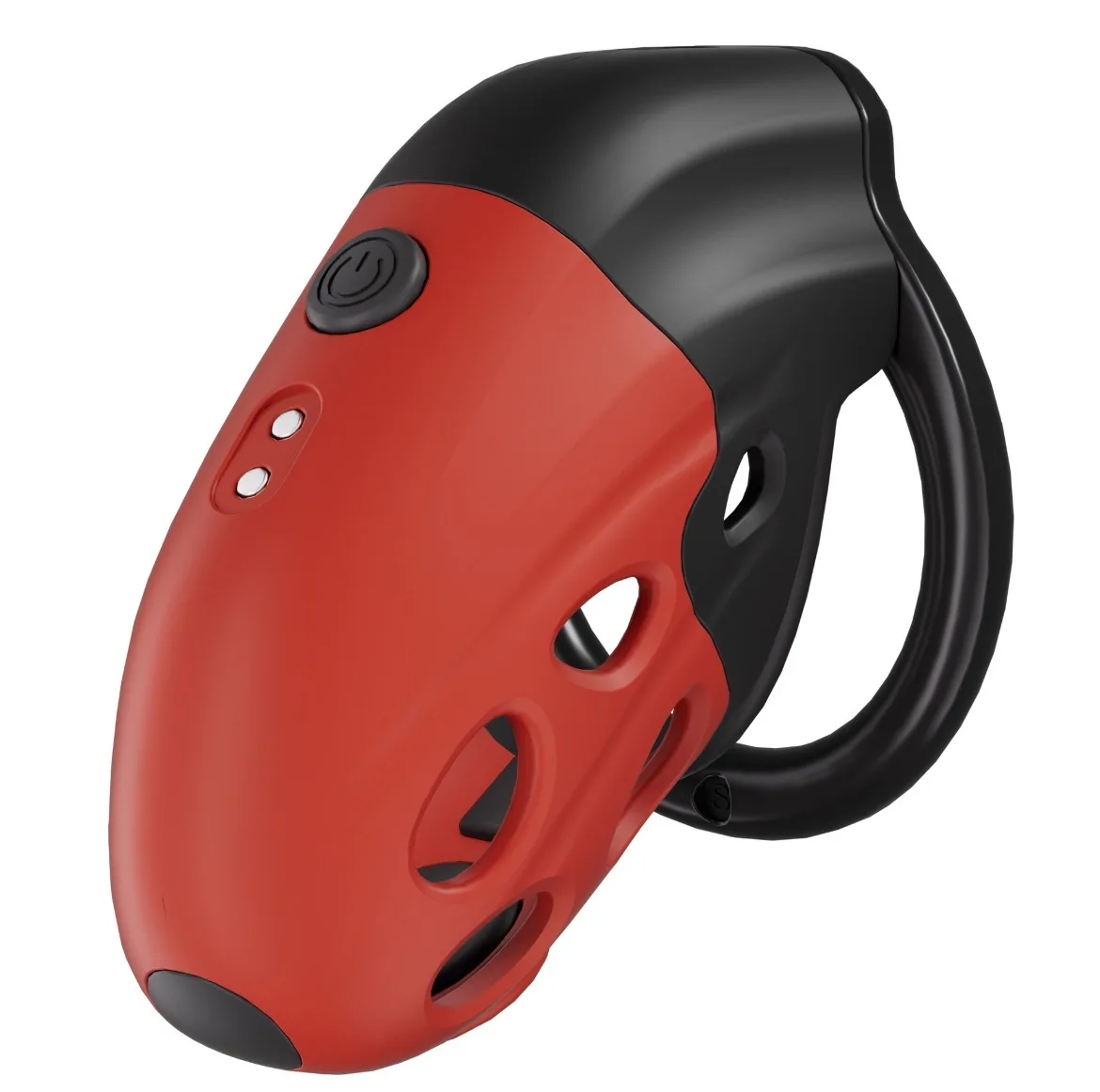Telescopic Vibrating E-Stim Male Chastity Cage Lock with Remote Control Electric Shock CBT Domination Bondage Toy