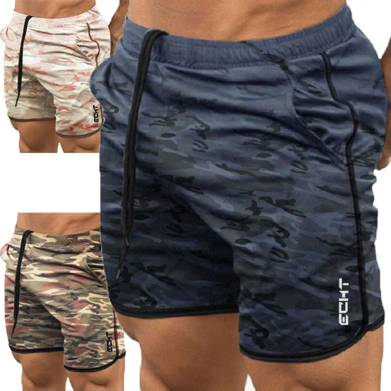 Europe And The United States Summer Beach Breathable Fitness Muscle Men\'s Shorts Running Fast-drying Tight-fitting Casual New.