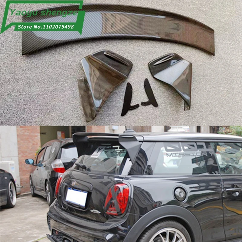 

GP Style Carbon Fiber Spoilers For Mini F56 Rear Spoiler Wing with adjustable blade Exterior accessories body kit