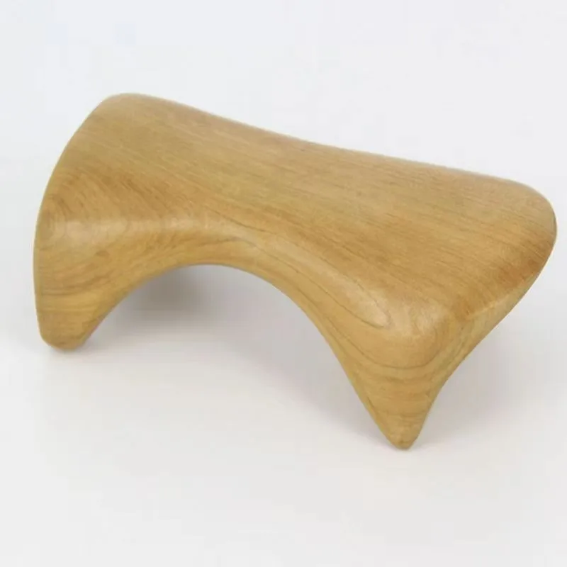 Triangle Finch Wooden Massage Dog, Acupoint Stick, Scrubbing Acupoint Pen, Foot Scrub Board for Acupoint Treatment