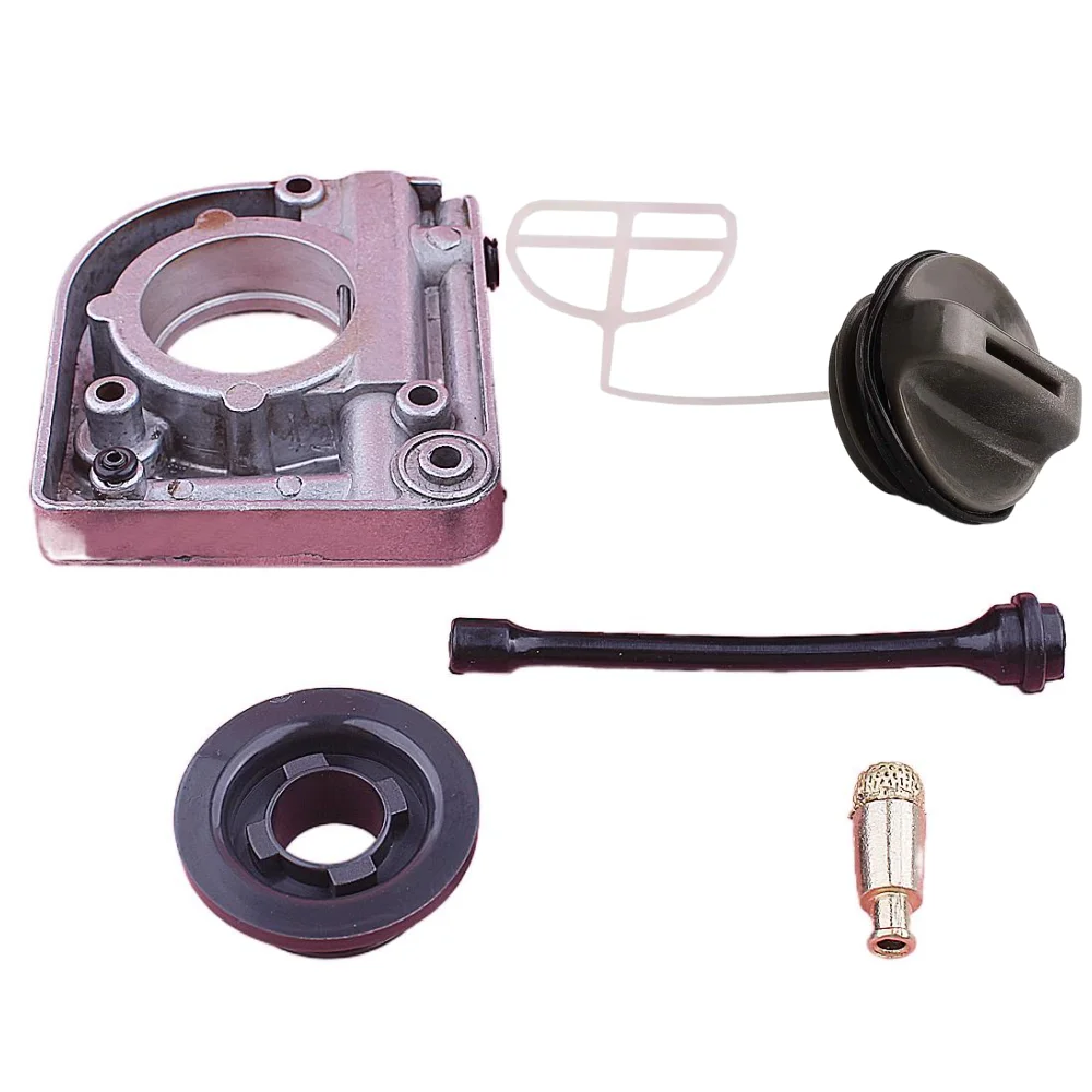 

Oil Pump Line Worm Gear Kit For Husqvarna 394 394XP 395 395XP Chainsaw Oiler Cap Filter 503 46 37-02,503463702 Replacement