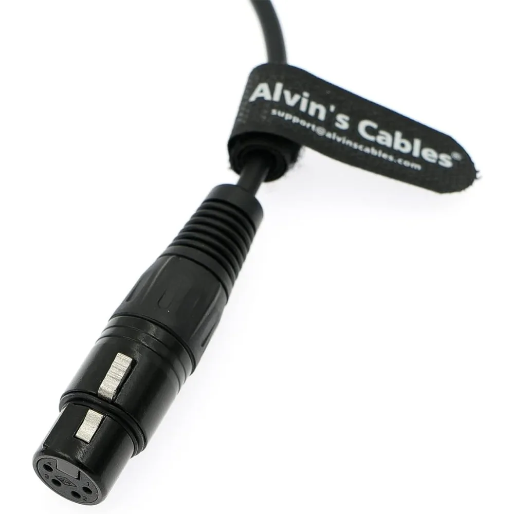 

Alvin's Cables Power Cable for Sony Venice F55 Camera for Steadicam M1 M2 Sled 2B 3 Pin Male to XLR 4 Pin Female 12V Power Cable
