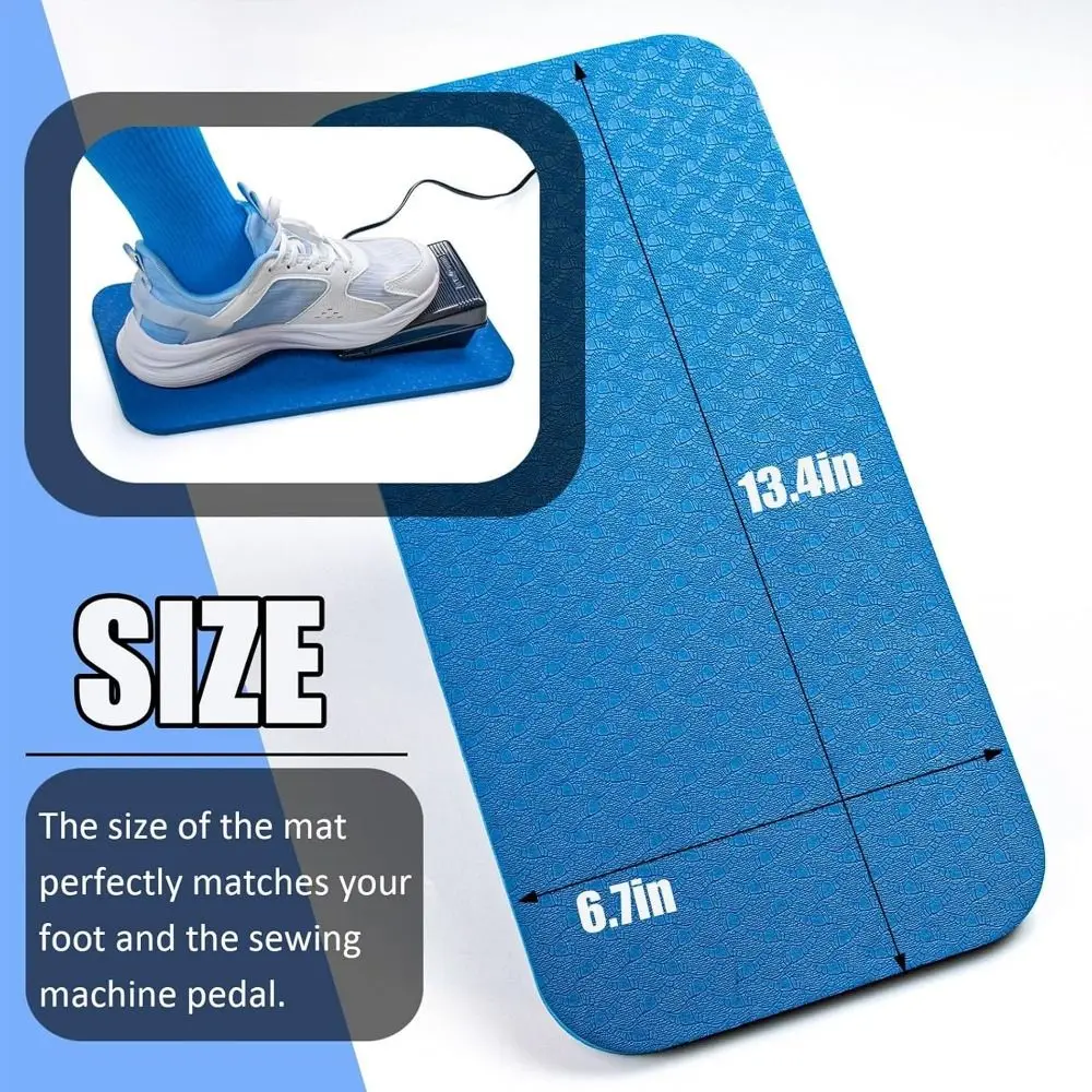 Waterproof Sewing Machine Pedal Mats Noise Reduction Vibration Reduction Sewing Machine Muffling Mats Floor Protection Surface