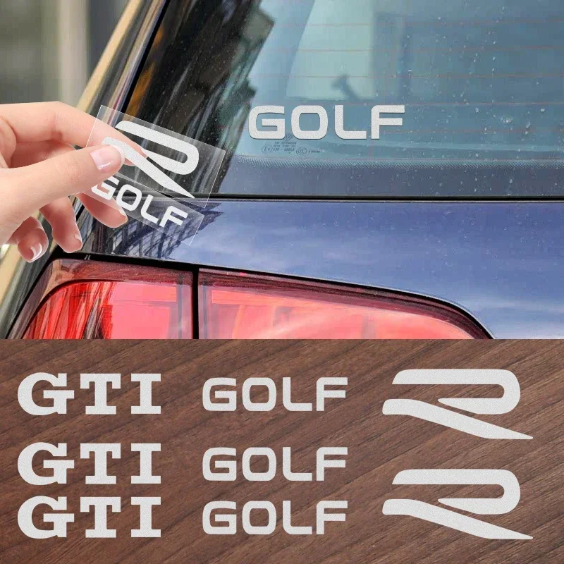 

5/10pcs Car Interior Dekoration Stickers Badges Auto Styling For Volkswagen Tiguan Bora POLO PASSAT CC Touran GOLF Jetta Arteon