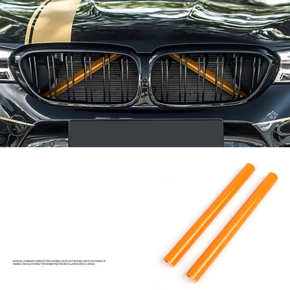 Tira decorativa de malla Central para coche, decoración de la nariz de la parrilla delantera del coche, tira de entrada de aire para ventilación para F20-23 F30-33 F44/45e60 1 2 3 4s E3e3