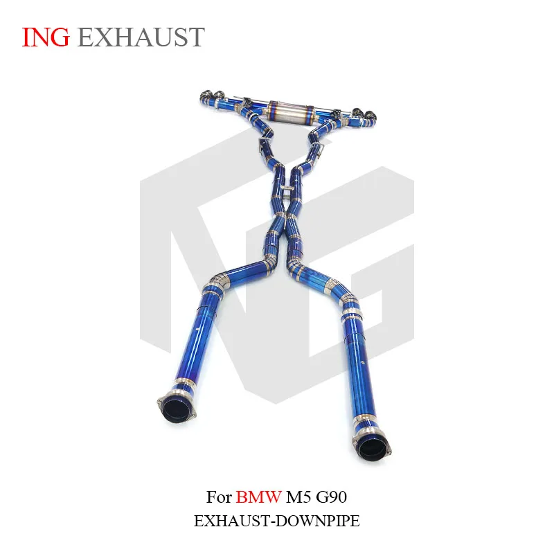 

ING Performance Titanium Alloy Valve Catback Exhaust for BMW M5 G90 compet Systemition Remote Accessories Vehicle Parts