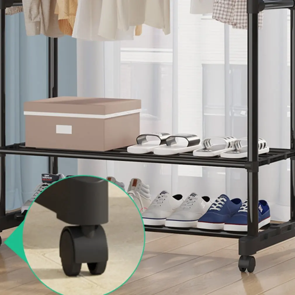 Cintre autoportant avec dessus pour vêtements, manteau T1, étagère de rangement, garde-robe, gril de sol, séchage, le plus récent