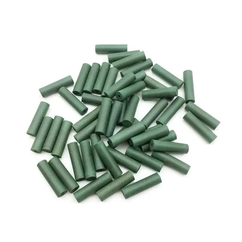 100pcs/box Green Rubber Points Polisher Pillar Wheels For Dental Jewelry Rotary Dental Polishing Material