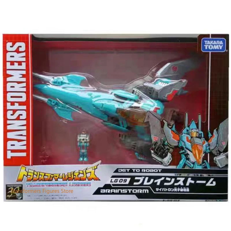 Em estoque takara tomy transformadores versão japonesa série LG-09 brainstorm figura modelo anime ação deformação robô carro presentes