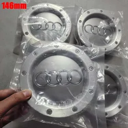 4Pcs Car Wheel Center Hub Caps 8E0601165 4E0601165A Badge Rim Hubcap For Audi A3 A4 A5 A6 S6 S8 TT A8 Quattro Emblem Accessories