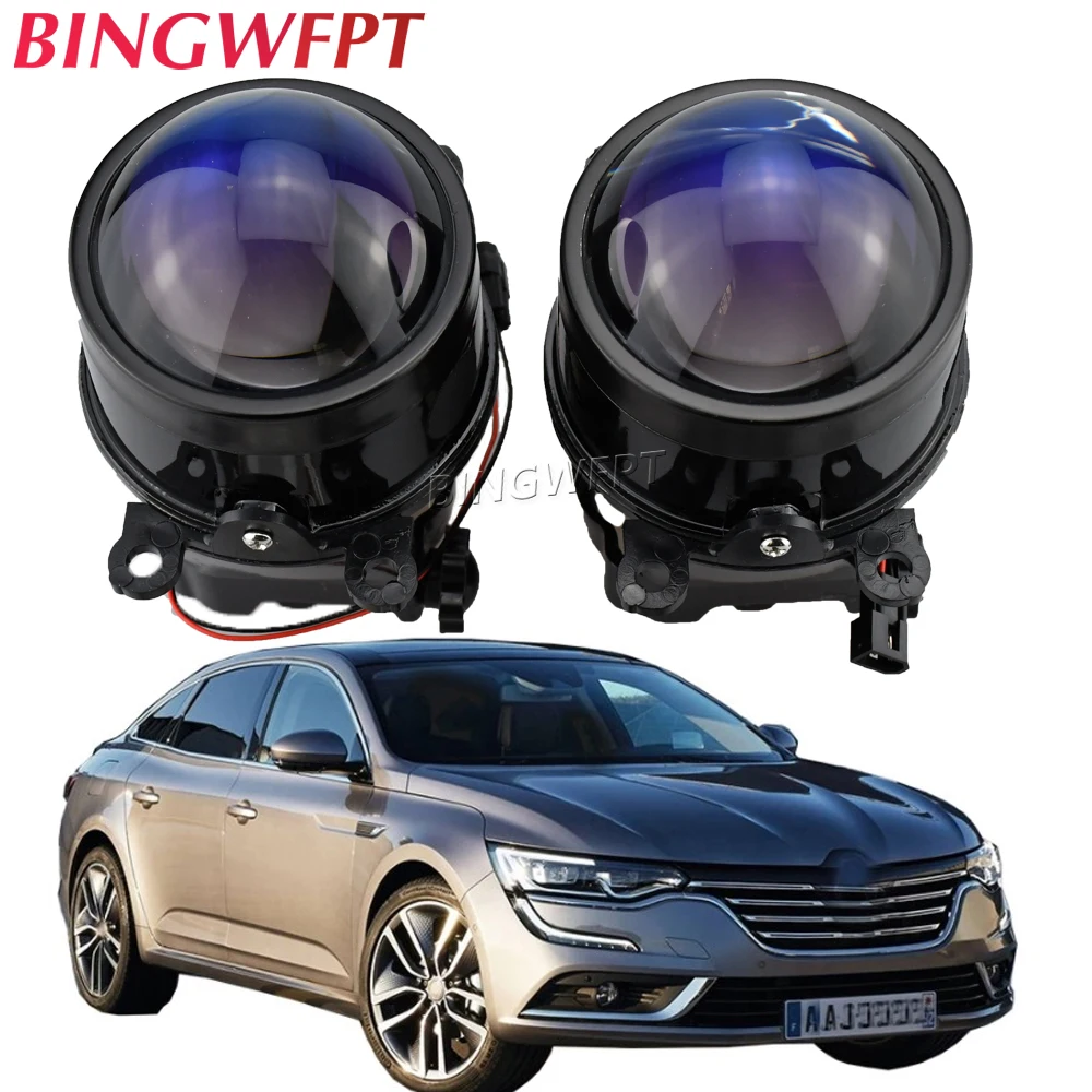 

3.0inch G2 Type Adjustment Bracket HD Glass Blue Film Bi Xenon Fog Light Projector Lens D2S D2H H11 Lamps For Renault Megane 2/3