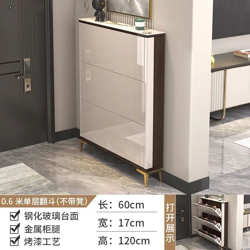 Lüks Ultra-ince Ayakkabı Dolabı Organizatör Depolama Oturma Odası Ekran Modern Ayakkabı Rafı Terlik Muebles Ayakkabıcılar Mobilya
