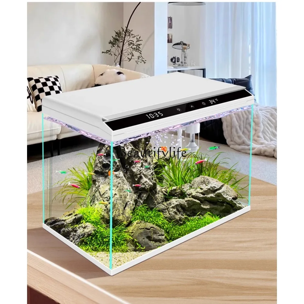 

Eco Fish Tank Smart Touch Change Water Desk Flour Container