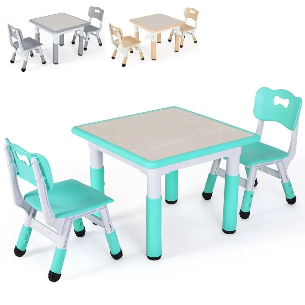 Children\'s Table and Chairs Set Children\'s Seating Group Furniture for Kids Height Adjustable