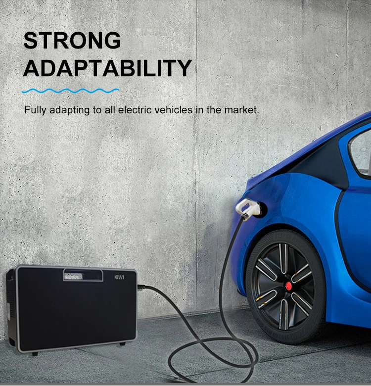 Connection Method Leakage Protection Insulation Detection Type 2 Ev Portable Charging Station