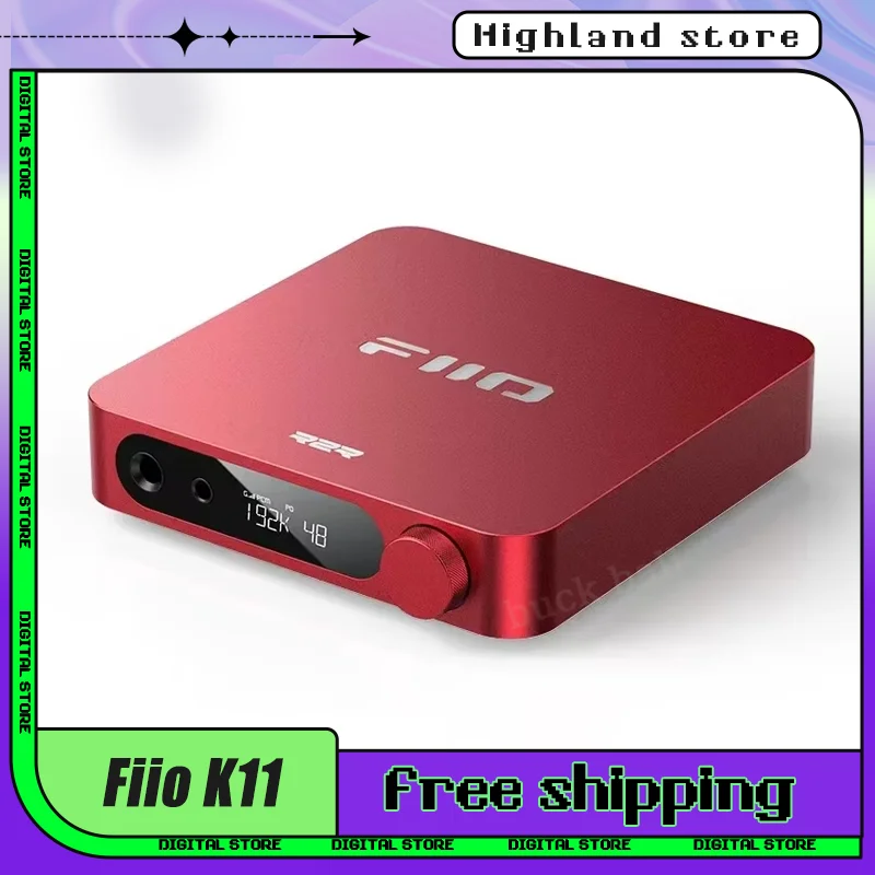 Fiio K11 R2R Desktop Dsd Decoding Headphone Hifi Portable Eaephone Amplifier Lossless Power Amplifier Accessory Customize Gifts