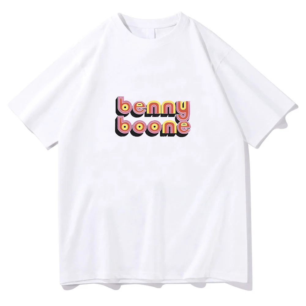 

Benny Boone 70's Tee Benson Boone Vintage Vintage Letter Print Clothes Fan Summer Tee Fan Gift Top Women Men Cotton T Shirts Y2K