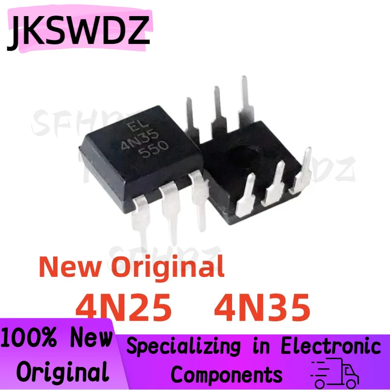 Brand New Original 10PCS EL4N35 4N35 4N25 EL4N25 DIP-6 Best Quality In Stock