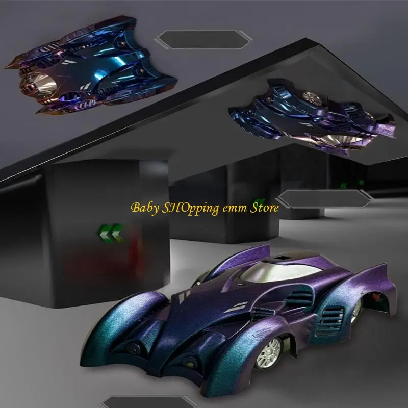 23GD Control remoto Vehículo Vehículo pared Climbing 360 Spin -Drifting Toy Model Model Vehicle con luz LED para niños