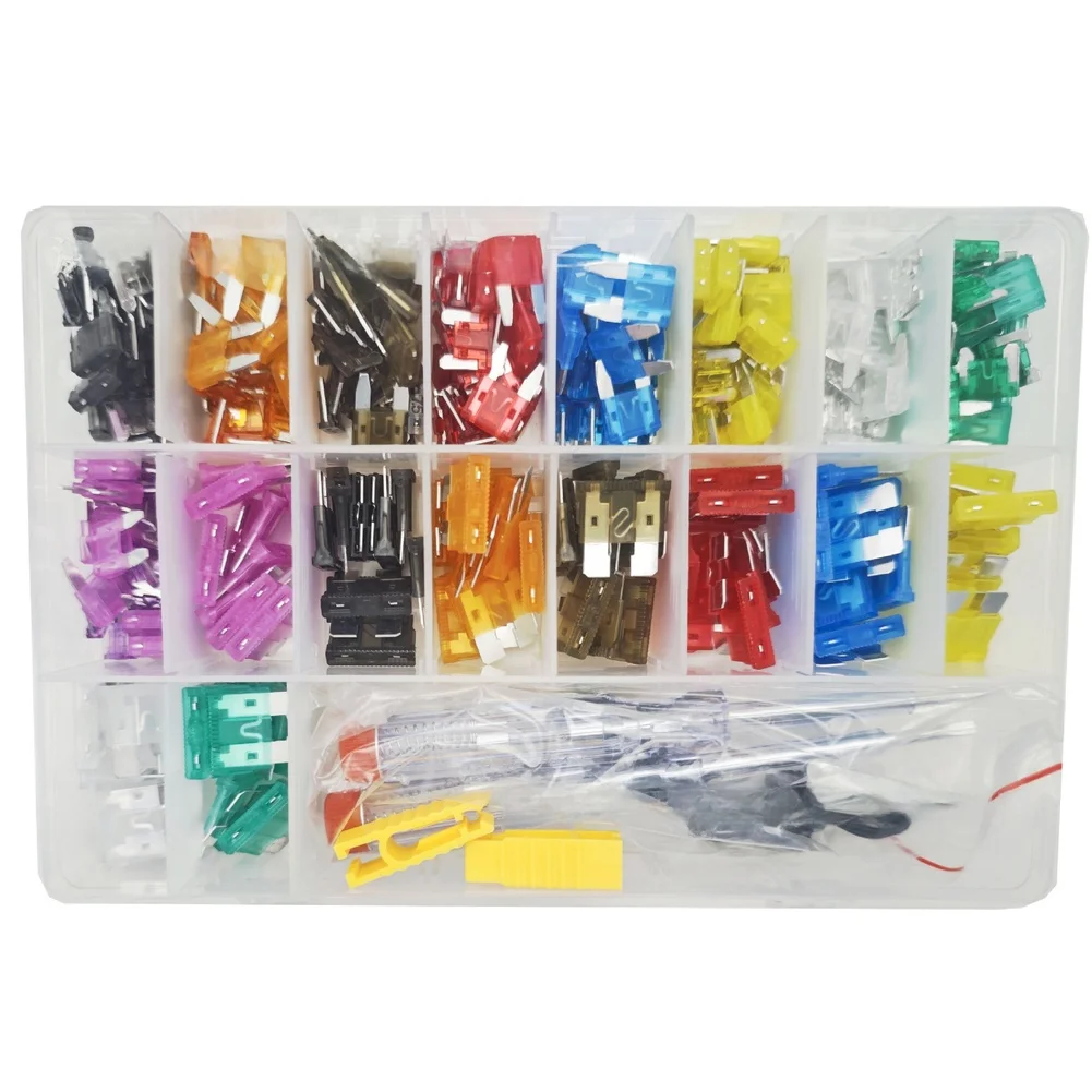 306Pcs Car Fuse Assortment Kit 2-35A Standard Mini-Low Profile With Puller Tool For Auto Truck SUV Motorcycle Electrical System