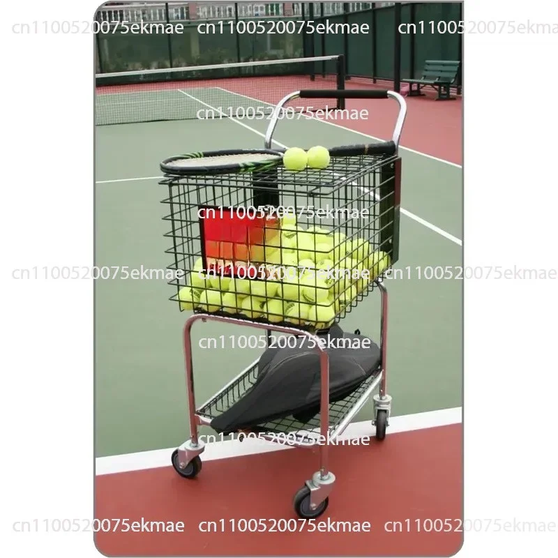 Tennis coach car, ball pickup roller car, tennis cart, the cart can be folded and placed at the back of the car