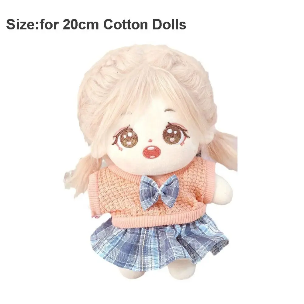 Fashion DIY 20cm Cotton Doll Clothes Cartoon Cute Toy Accessories Toy Gift Colorful Doll Clothes Decoration BJD Doll