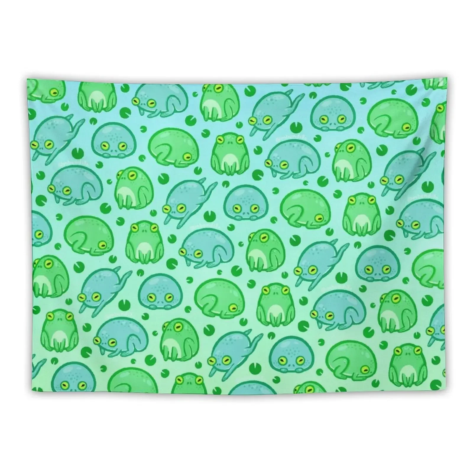 

Friendly Frogs Tapestry House Decorations Wallpapers Home Decor Room Decor Cute Decorative Wall Murals Tapestry