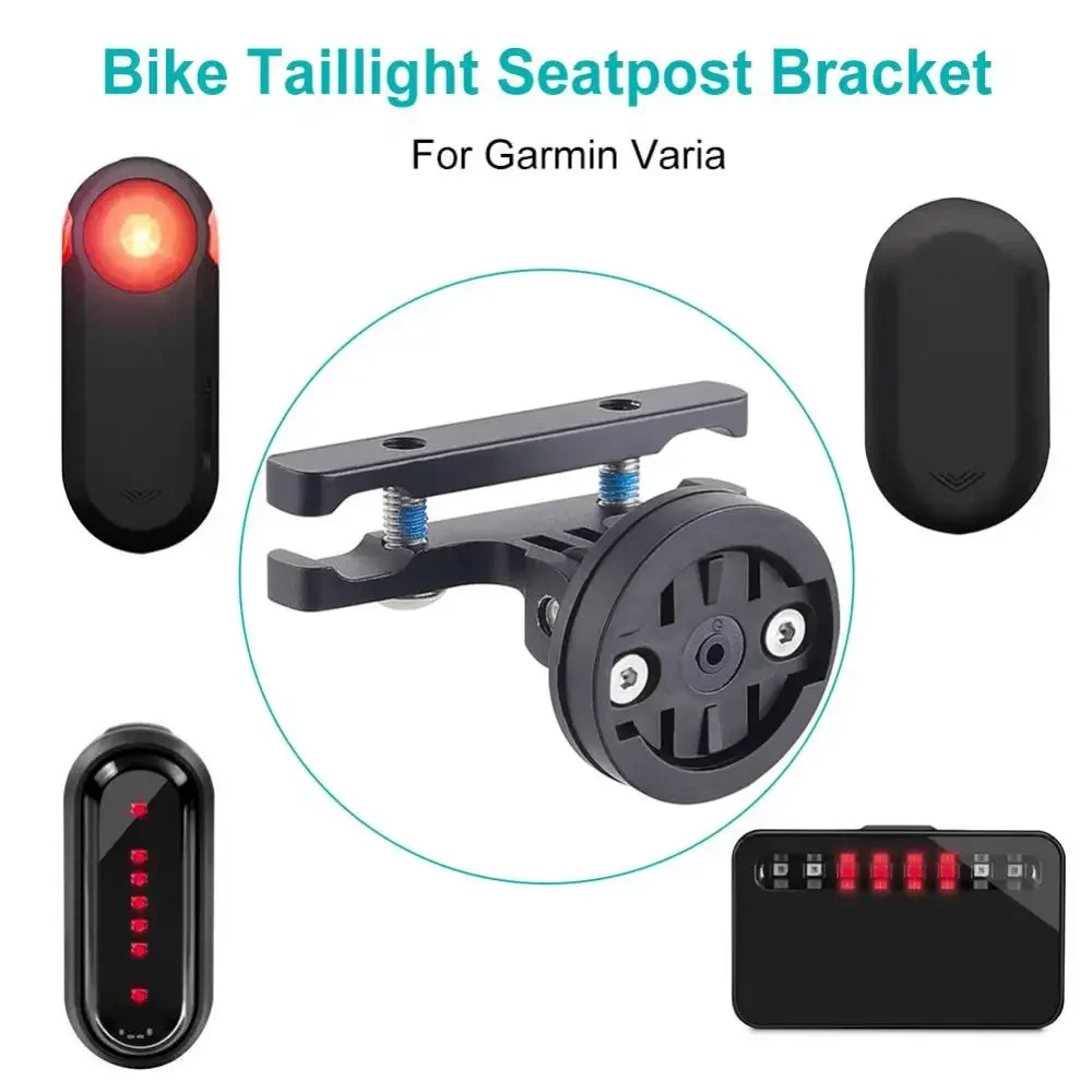 Soporte para luz trasera de bicicleta, para montar en el poste del sillín, para bicicletas de montaña, accesorio para luz trasera.