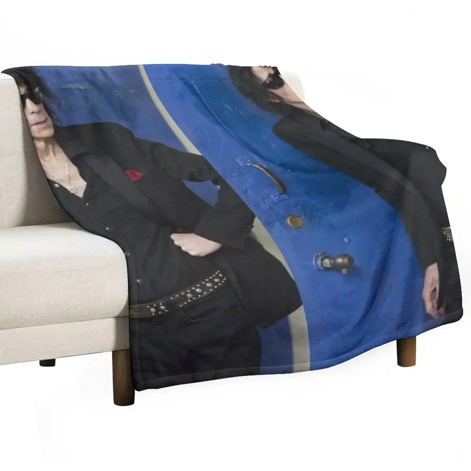 Peter Wolf singer Throw Blanket Sofa Quilt Loose Sofa Soft Plaid valentine gift ideas Decorative Sofa Blankets