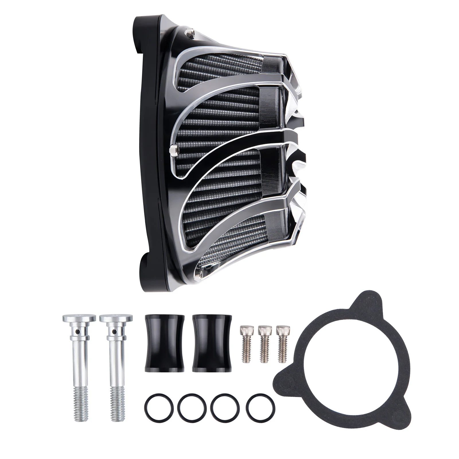 Air Cleaner Intake Filter Fit For Harley Touring Road Glide Dyna Softail