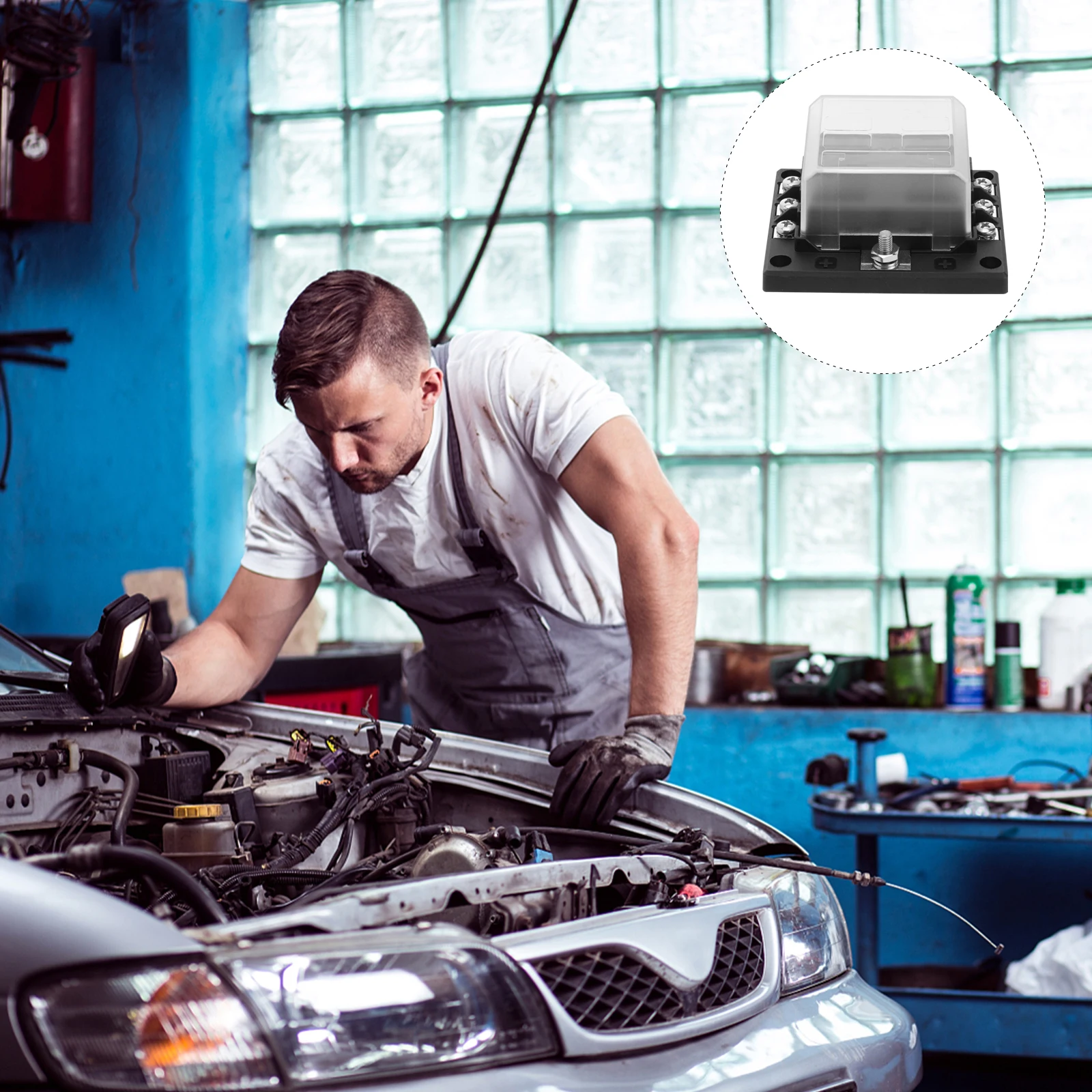 

mini fuse fuse fuse fuse car audio car with LED warning indicator 6 ways car fuse