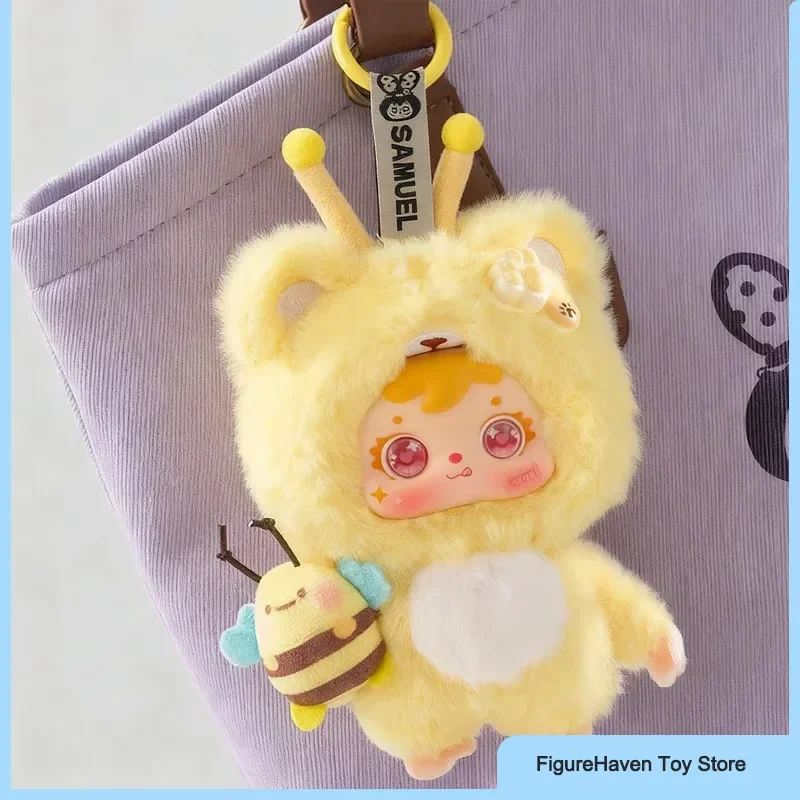 صموئيل عناق عناق الآيس كريم لطيف الحيوانات الأليفة سلسلة أفخم صندوق أعمى لطيف صموئيل دمية حقيبة تزيين مُثبت المفاتيح المقتنيات لعبة هدية #2