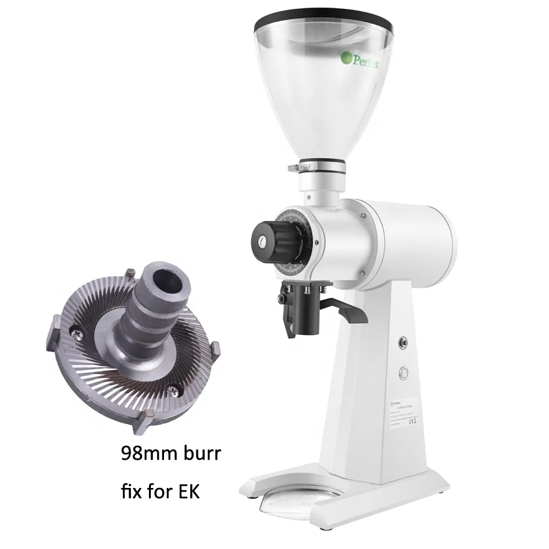 

Espresso Grinder Commercial Coffee Grinder Electric Machine 98mm Flat Burr Professional Coffee Bean Grinder Factory Supply