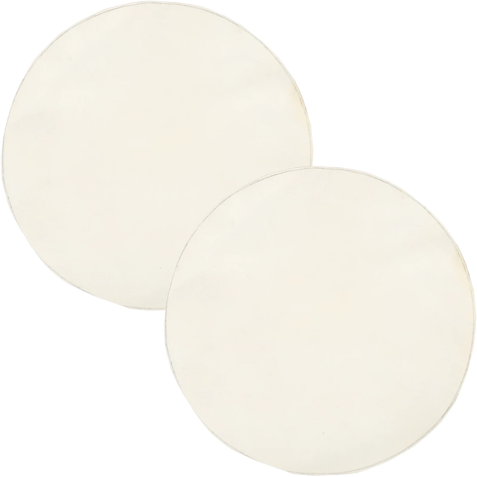 2pcs Goat Skin Drum Heads For African Drums Soft Texture Rich Tone Drum Head Skin Replacement Part 40cm Drum Head Accessory For