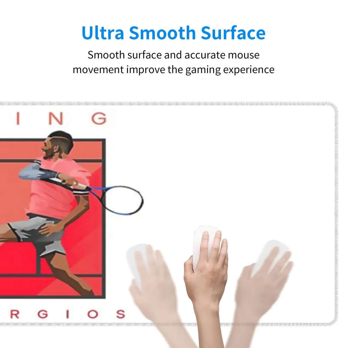 Nick Kyrgios Bootleg Rubber Keyboard Pads