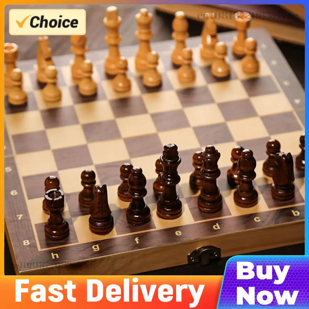 

Набор 3-в-1: шахматы, шашки, нарды, 29x29 см, развивающий стратегическое мышление, складная доска, лучший подарок, нетоксичный, для мальчиков и девочек