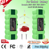 For  iRobot Roomba500 14.4V 6800mAh Upgrade Lithium Ion Battery for Roomba 500 600 700 800 890 880 870 860 790 780 Series