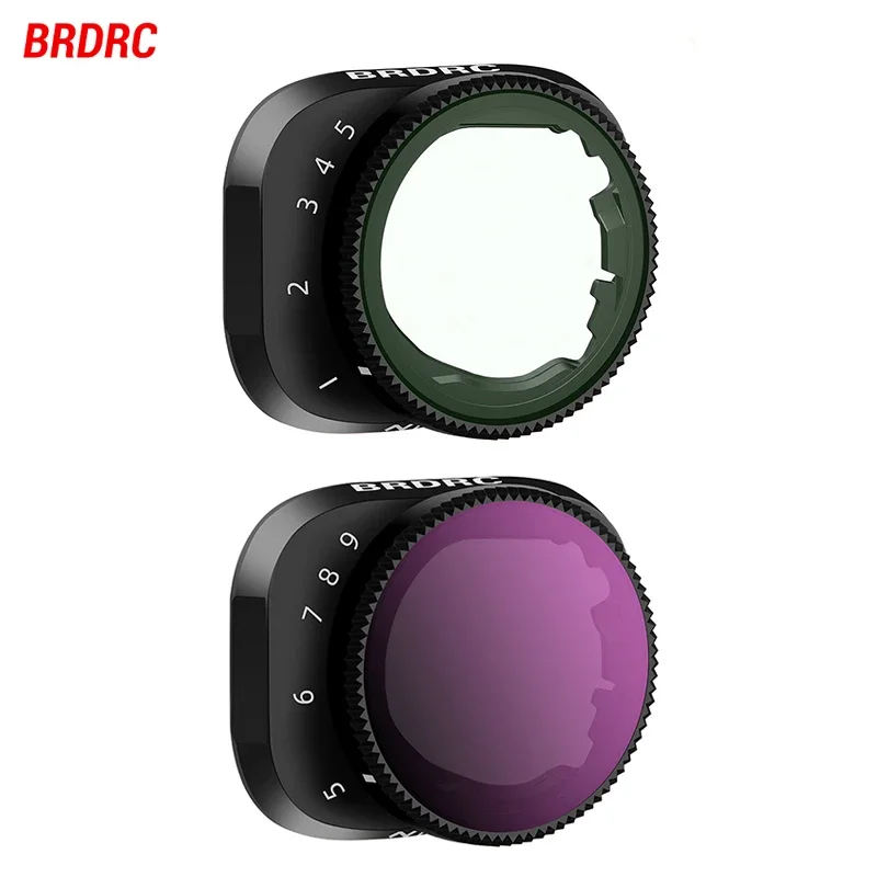 

Lens Filter for DJI Mini 3 Pro/Mini 3 Variable ND 2-5 Stop, 5-9 Stop VND Neutral Density HD Glass Filters Drone Accessories