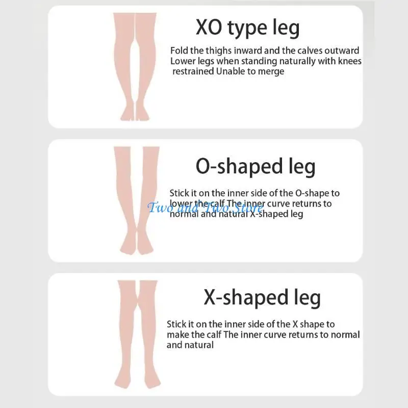 

HX6F 2Pcs Reusable Silicone Calf Pad for Leg Correction and Friction Prevention