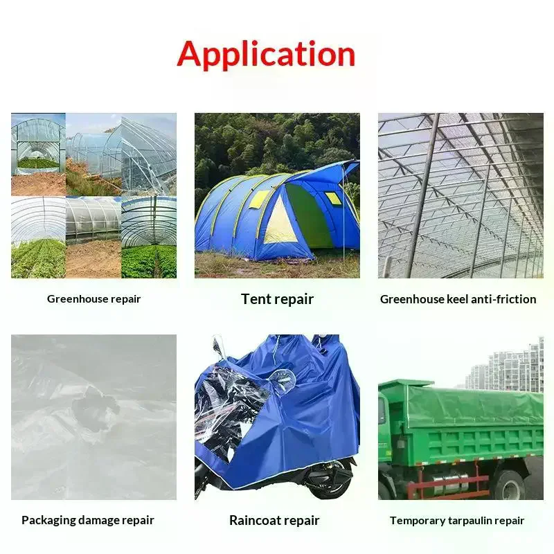 Greenhouse Repair Tape Strong Adhesion Waterproof UV Resistant High Toughness For Agricultural Film Repair Garden Tool Supplies view 5