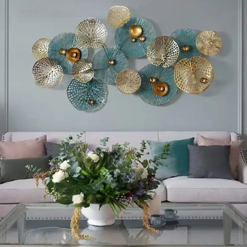 

High Quality 3D Living Room Wall Decor Creative Metal Wrought Iron Art for Sofa Background Decorative Ornaments