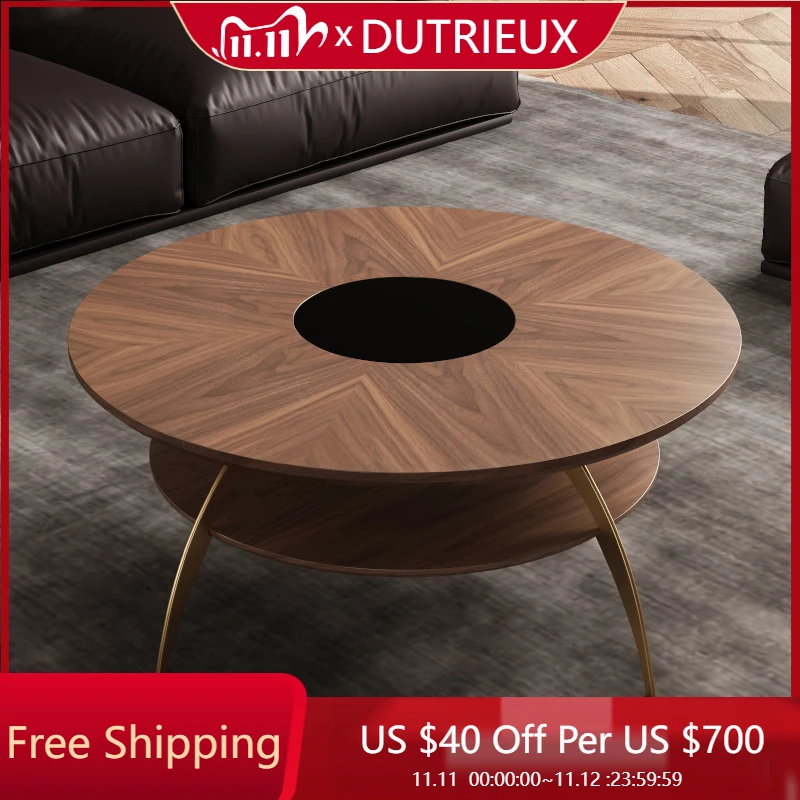 

Round Decoration Coffee Table Clear Lounge Unique European Relaxing Minimalist Salon Side Table Events Couchtisch Home Furniture