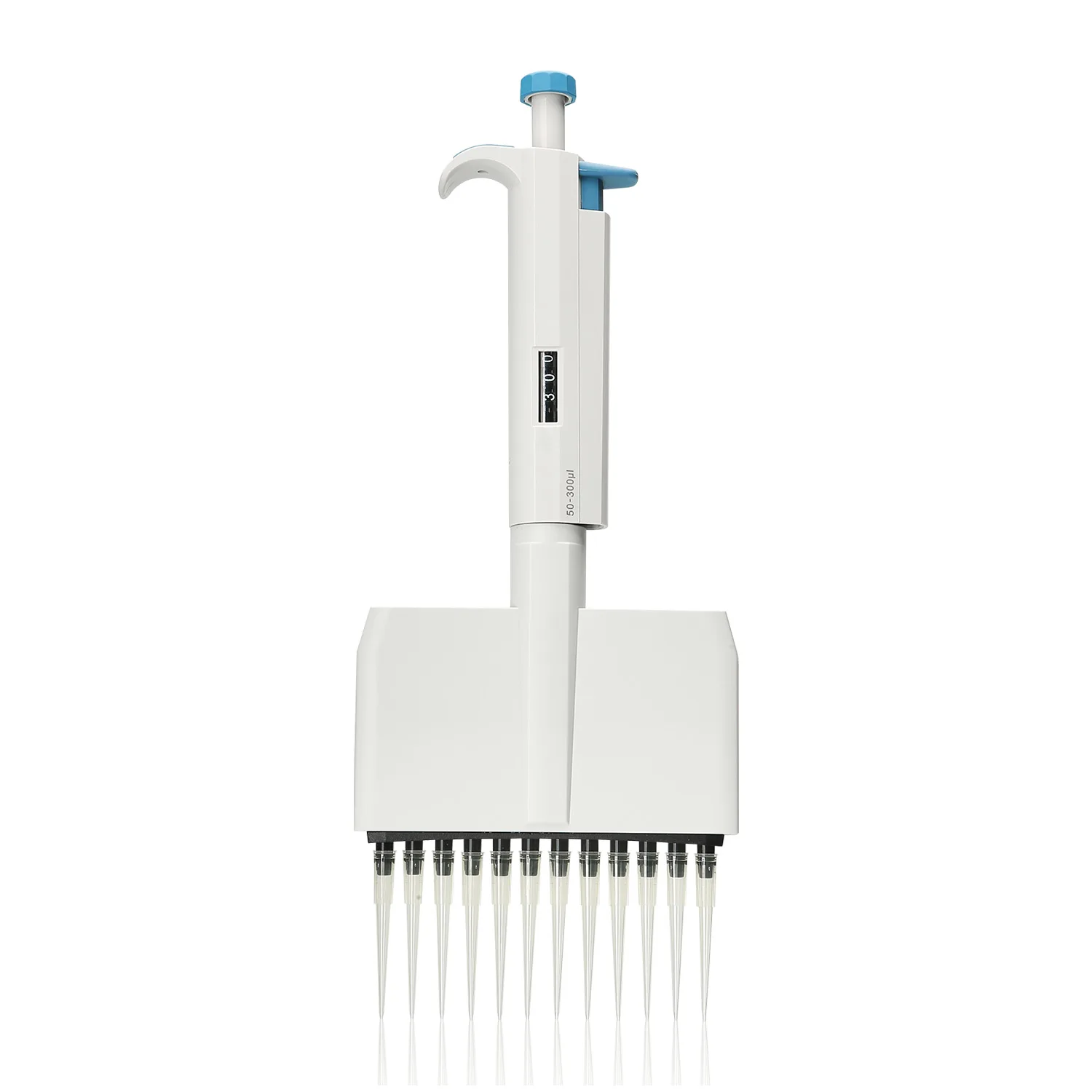 DXY Manumotive 12 Channels Adjustable Micropipette Mechanical Pipette Volume Lab Transfer Pipettor TopPette