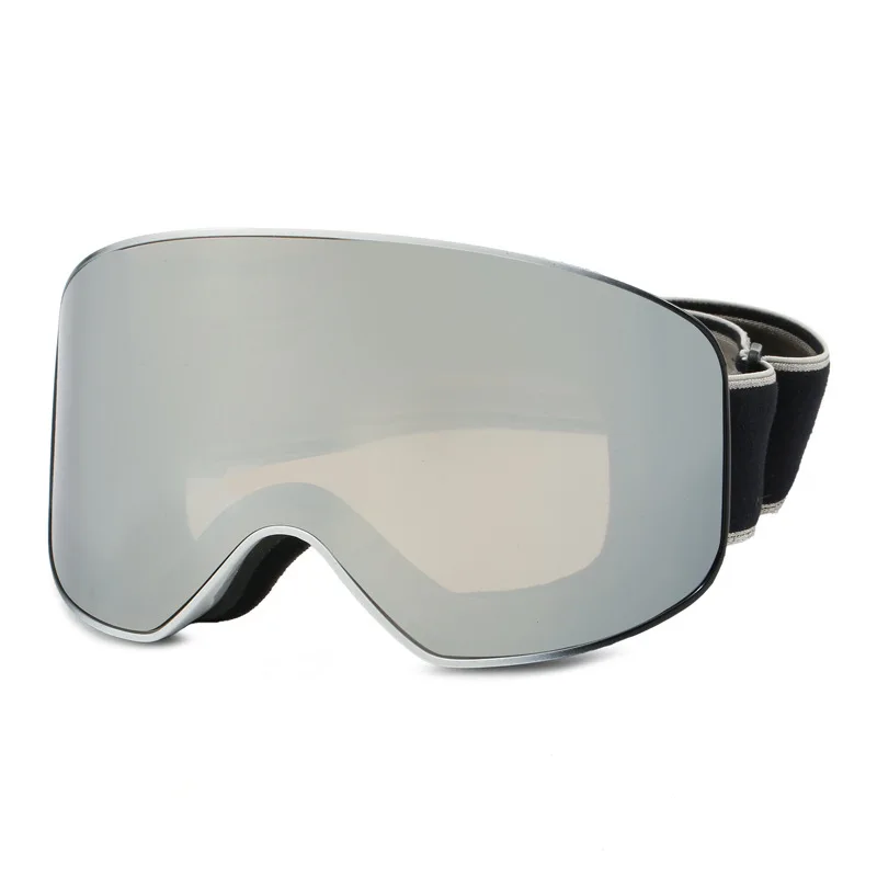 Men's Women's Double-Layer PC Lens Ski Goggles Windproof Anti-Fog Fashionable Outdoor Sports Eyewear Adult Multi-Color Wholesale
