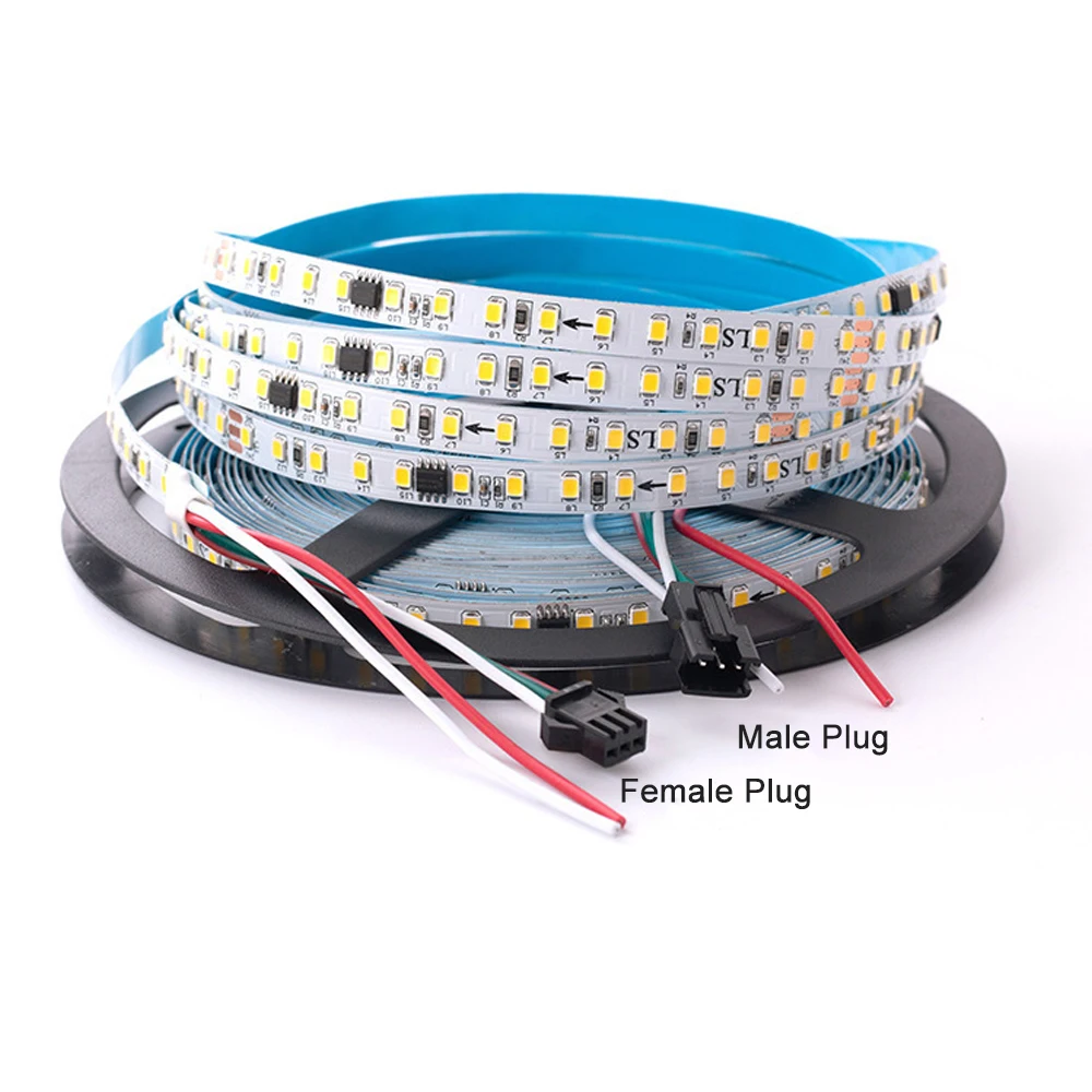 WS2811 2835SMD DC24V acqua corrente LED Strip Flowing Light Horse Race Chasing lampada flessibile Pixel Light 120Leds/M IP20 10mm PCB