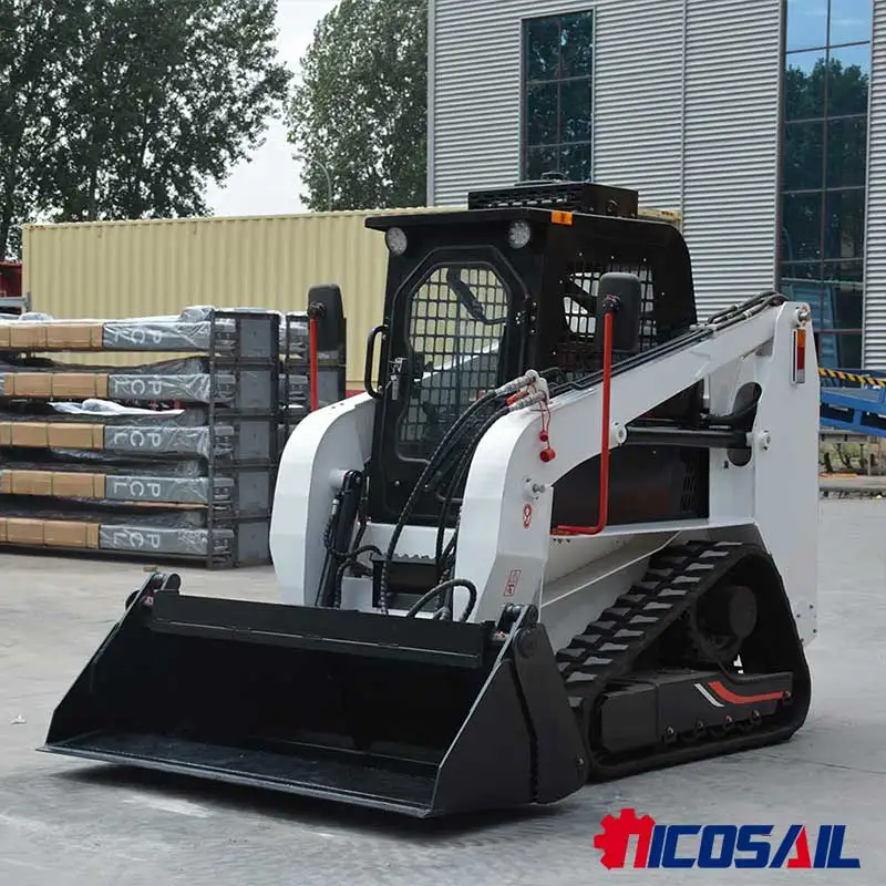 OEM Custom Mini Skid Steer Loader CE EPA Compact Hydraulic Loader for Construction Earthmoving and Site Preparation
